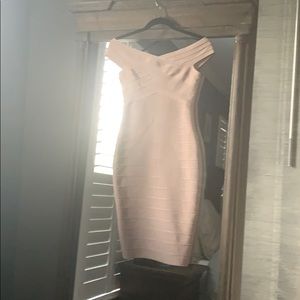 Bandage dress- Blush pink / Nude